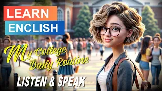 My College Routine | Improve Your English | Easy English Practice | Speaking Skills