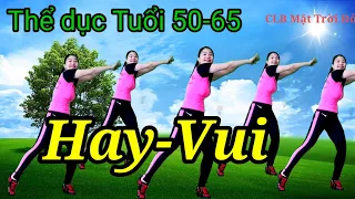 Thể Dục chậm Tuổi 50 - 68/Rộn ràng sắc xuân khỏe trẻ, yêu đời/chữa bệnh