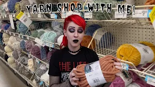 Yarn Shop with Me! ~ Searching for New Yarn at Michaels