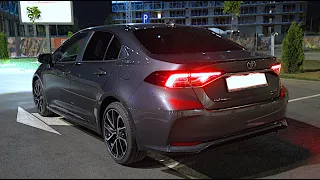 Toyota Corolla Facelift Night Lights Interior Exterior 2024