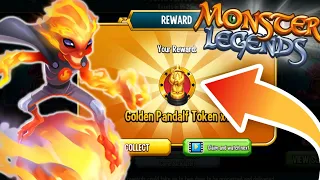 GOLDEN PANDALF AWARDS IN MONSTER LEGENDS | HOW TO GET FREE REWARDS!