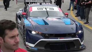 NEW IMSA Mustang GT3 Startup and On Track Testing at Daytona