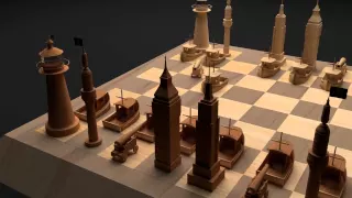 Blender chess animation