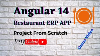 Angular 14 Restaurant Application, build angular 14 restaurant ERP app, Angular Restaurant Project