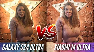 ПЕРВОЕ сравнение XIAOMI 14 ULTRA vs GALAXY S24 ULTRA. Камеры