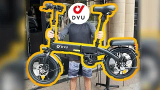 NEW BIKE FIRST RIDE - DYU A1F Electric Bike | Compact Folding e-Bike