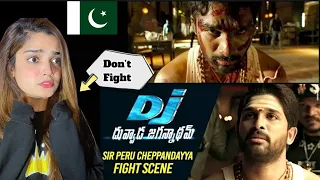 DJ Duvvada Jagannadham Scene - Sir Peru Cheppandayya Fight Scene | Allu Arjun @dilraju