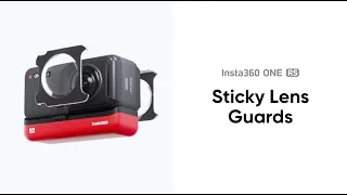 How to Use Sticky Lens Guards with ONE RS | Insta360 ONE RS Tutorial