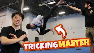 Wing Chun Guy TRIES Martial Arts Tricking
