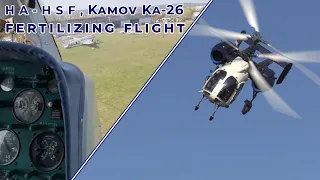 HA-HSF, Kamov Ka-26 - Fertilizing RWYs of Budaörs Airfield