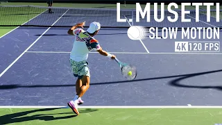 Lorenzo Musetti | Forehand & Backhand [Slow Motion 4K 120fps]