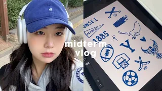 🪶 midterm week in korea vlog : ipad air 5, cheer up, yonsei university 🪶