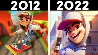 EVOLUÇÃO DO SUBWAY SURFERS