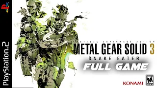 METAL GEAR SOLID 3 - Full  PS2 Gameplay Walkthrough | FULL GAME Longplay