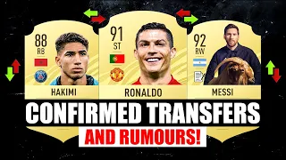 FIFA 22 | CONFIRMED TRANSFERS & RUMOURS! #22 | ft. Hakimi, Messi, Ronaldo… etc