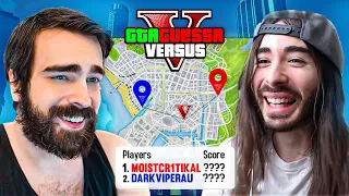 MoistCr1tikal VS DarkViperAU In GTAGuessr - Who Knows Los Santos Better?