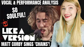 Vocal Coach Reacts: MATT CORBY 'Chains' Tina Arena Cover! Incredible, Soulful Vocals!