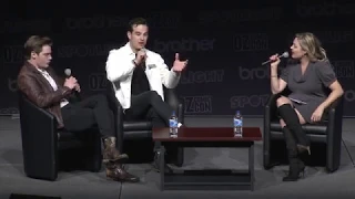 Oz Comic Con Panel Alberto Rosende & Dominic Sherwood 08 06 2019