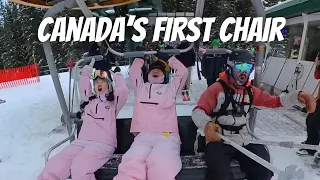 Skiing the FIRST Resort to Open In Canada - Mt. Norquay Opening Day