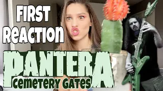 OMG REACTION to Cemetery Gates by PANTERA (EARGASM)
