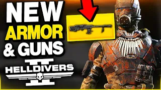 Helldivers 2 NEW ARMOR & GUNS! Next Warbond? Info & More!