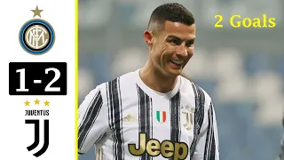 Inter Milan vs Juventus 1 2 Extended Highlights & All Goals 2021 HD . Ronaldo Brace