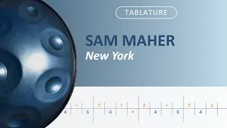 Handpan tablature | Sam Maher - New York