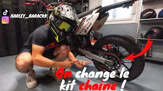 (TUTO MECANIQUE) CHANGER SON KIT CHAINE SUR RIEJU MRT 50CC