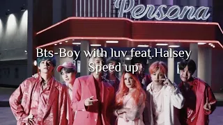 Bts - Boy with luv feat. Halsey (sped up & reverb)