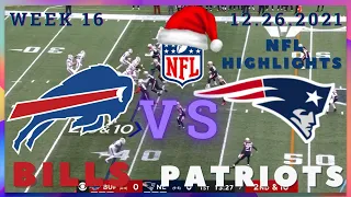 🏈Buffalo Bills vs New England Patriots Week 16 NFL 2021-2022 Condensed Game | Football 2021