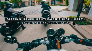 DGR 2021 | Royal Enfield Continental GT 650 | Distinguished Gentleman's Ride | Raw Onboard 4K