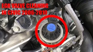 HOW TO CLEAN EGR VALVE IN YOUR HONDA CIVIC 2006-2010