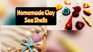 Sea Shells Using Homemade Airdry Clay without Mould|Sea Shell Crafts|How to make Sea Shell At Home