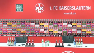 Pressekonferenz vor dem Auswärtsspiel in Saarbrücken