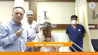 Patient recovery from brain Hemorrhage | Dr. Deepak Vangani