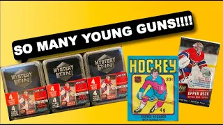 CAN I GET A MCDAVID YOUNG GUNS IN A MYSTERY TIN?????? Upper Deck 2015-16 Packs in a Mystery Tin!!!!!