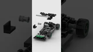 LEGO  Mercedes AMG Petronas Formula One 🏎️ Satisfying Building Animation #shorts