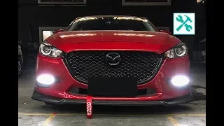 Mazda 3 / CUSTOM front GRILLE installation 🛠 😎