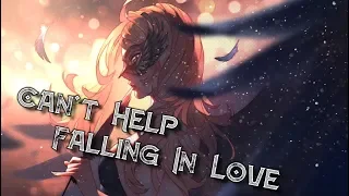 ☆Nightcore -- Can't Help Falling In Love || Dark Version [ Lyrics ]