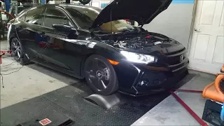 Tuning a 10th Gen Honda Civic Sport 1.5L Turbo 224 HP / 282 Ft-Lbs Custom Dyno Tune