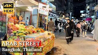 [BANGKOK] Night Walk Through Arab Street At Sukhumvit 3 and 3/1 | Thailand [4K HDR]