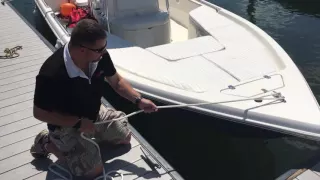 Proper Way To Tie Off To A Dock Cleat