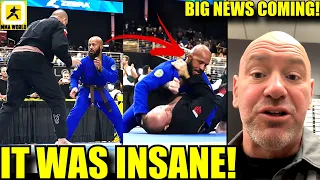 MMA Community react to Demetrious Johnson beating a man twice his size,Dana White teases BIG UK Card