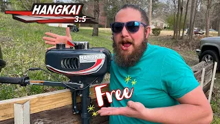 USED Hangkai 3.5 HP First Start & Test Run