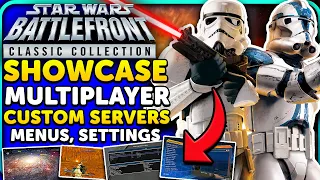 Star Wars Battlefront Classic Collection Multiplayer, Gameplay, Menus, Settings + More!