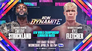 WWE 2K24 Swerve Strickland Vs. Kyle Fletcher | AEW Dynamite 4/24/24