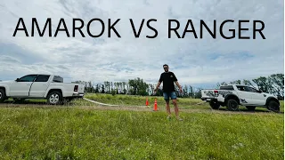 PRUEBAS DE FUERZA AMAROK 2.0 VS FORD RANGER 3.2