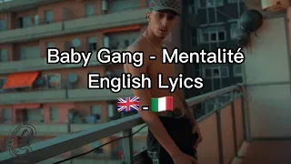 🇬🇧-🇮🇹 Baby Gang - Mentalité [English Lyics]