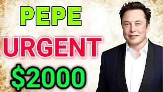 PEPE COIN Price Prediction! PEPE Coin Today News