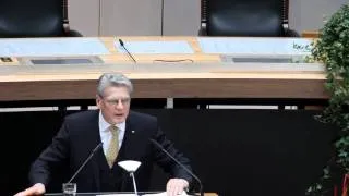 Festrede Joachim Gaucks im Berliner Abgeordnetenhaus